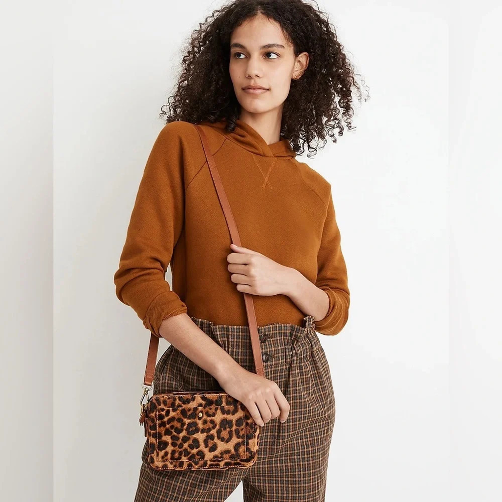 Madewell The Transport Camera Bag: Calf Hair Edition